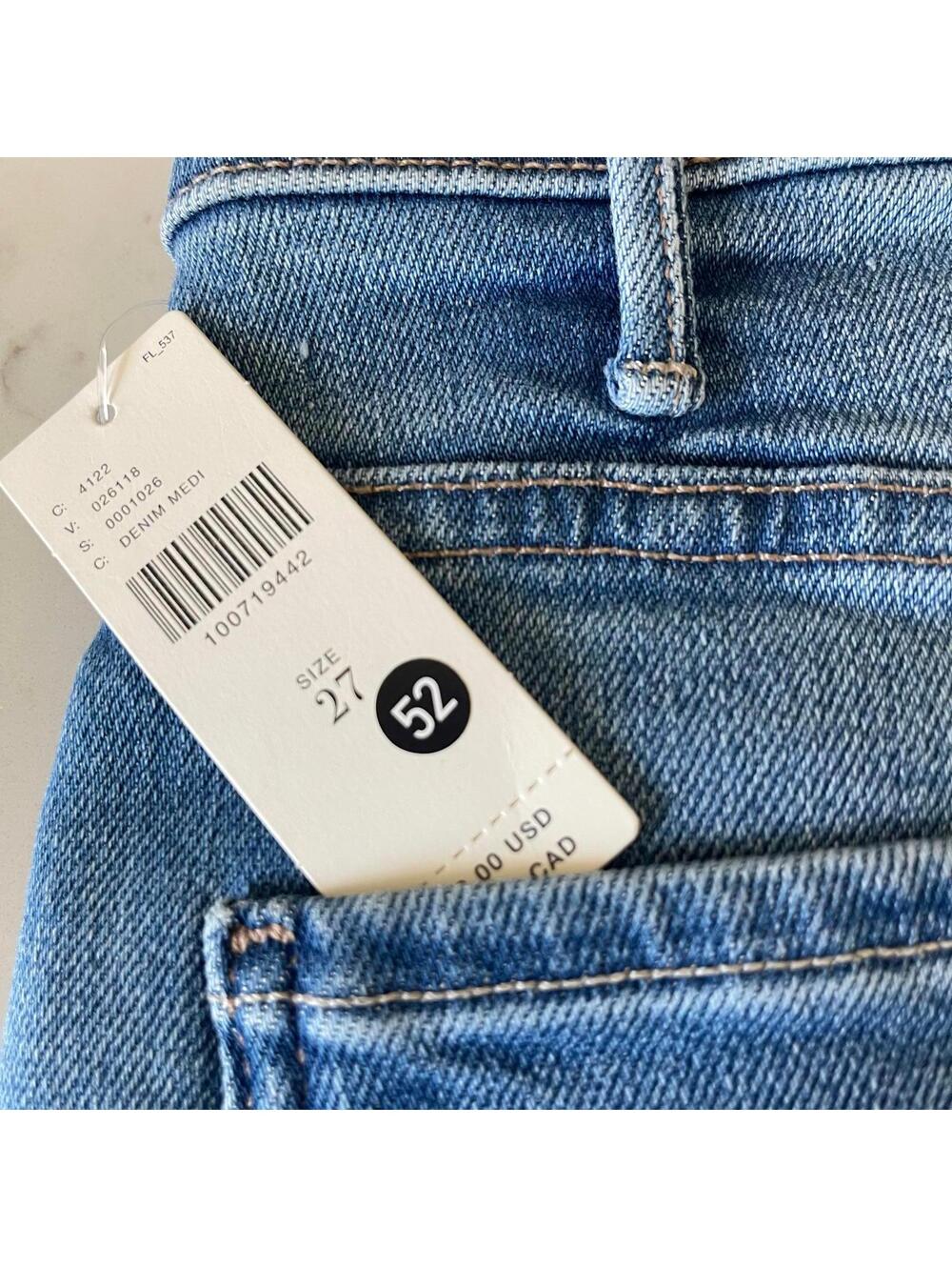 MOTHER Jeans - The Hustler Ankle - Wash: Read Between The Lines - Size 27- NWT - Picture 2 of 8